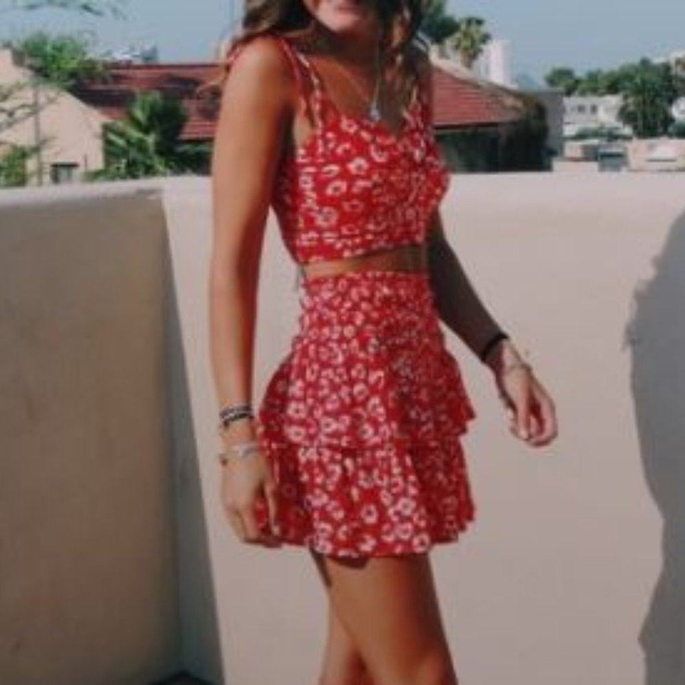 Two piece skirt set size small